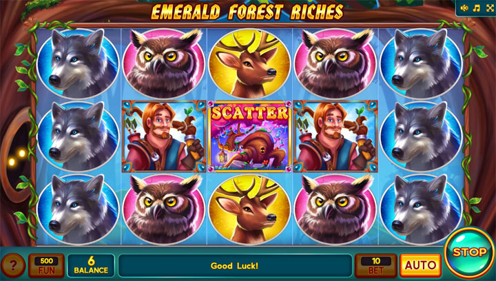 สล็อต Emerald Forest Riches